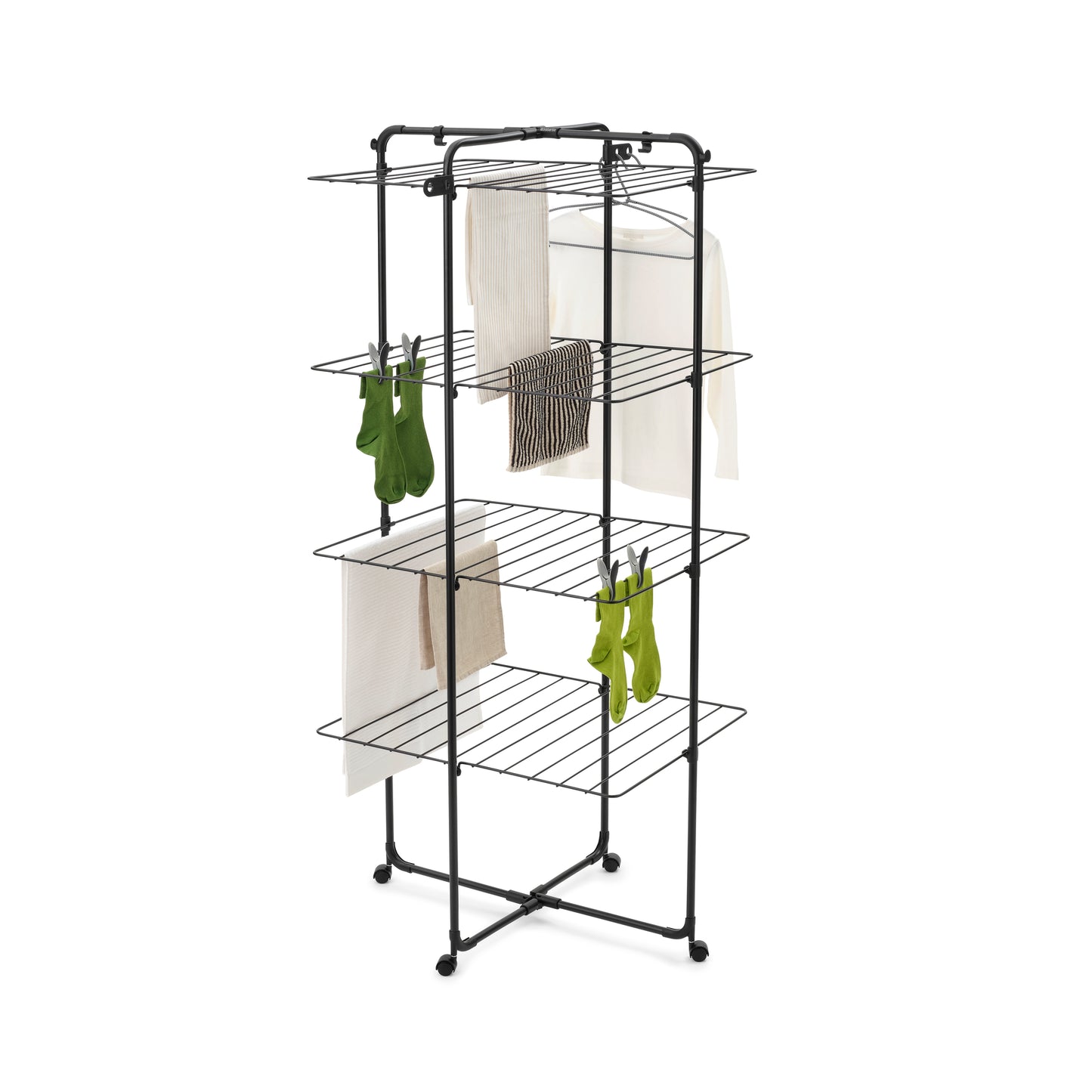 HangOn Tower Drying Rack, 30 metres - Matt Black