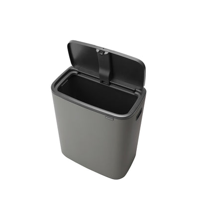 Bo Touch Bin 60 litre - Mineral Concrete Grey
