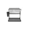 Foldable Dish Rack - Dark Grey
