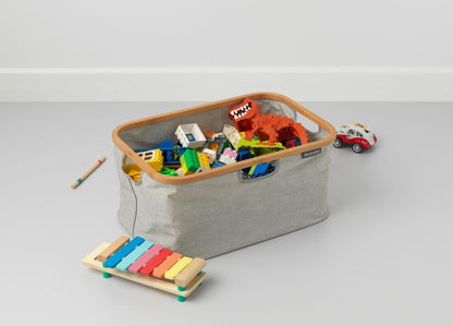 Foldable Laundry Basket 40 litre - Grey