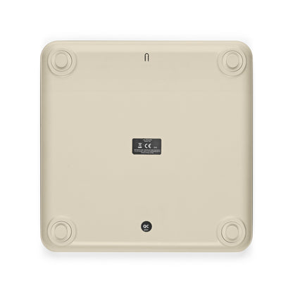 Battery Free Bathroom Scale - Beige