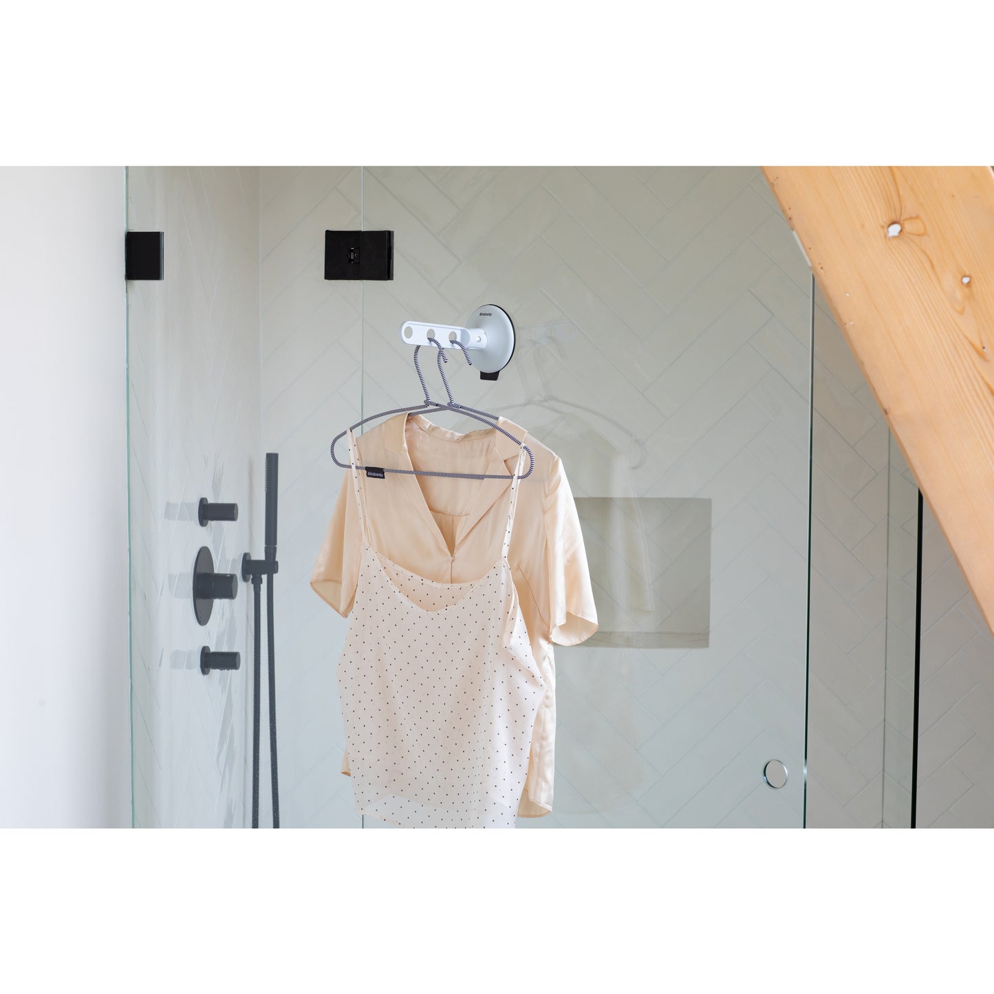 Clothes hook with Suction Cup - Light Grey