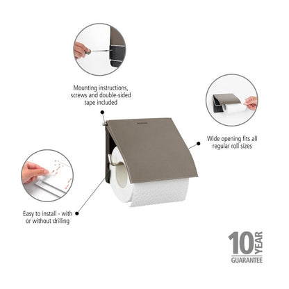 ReNew Toilet Roll Holder - Platinum