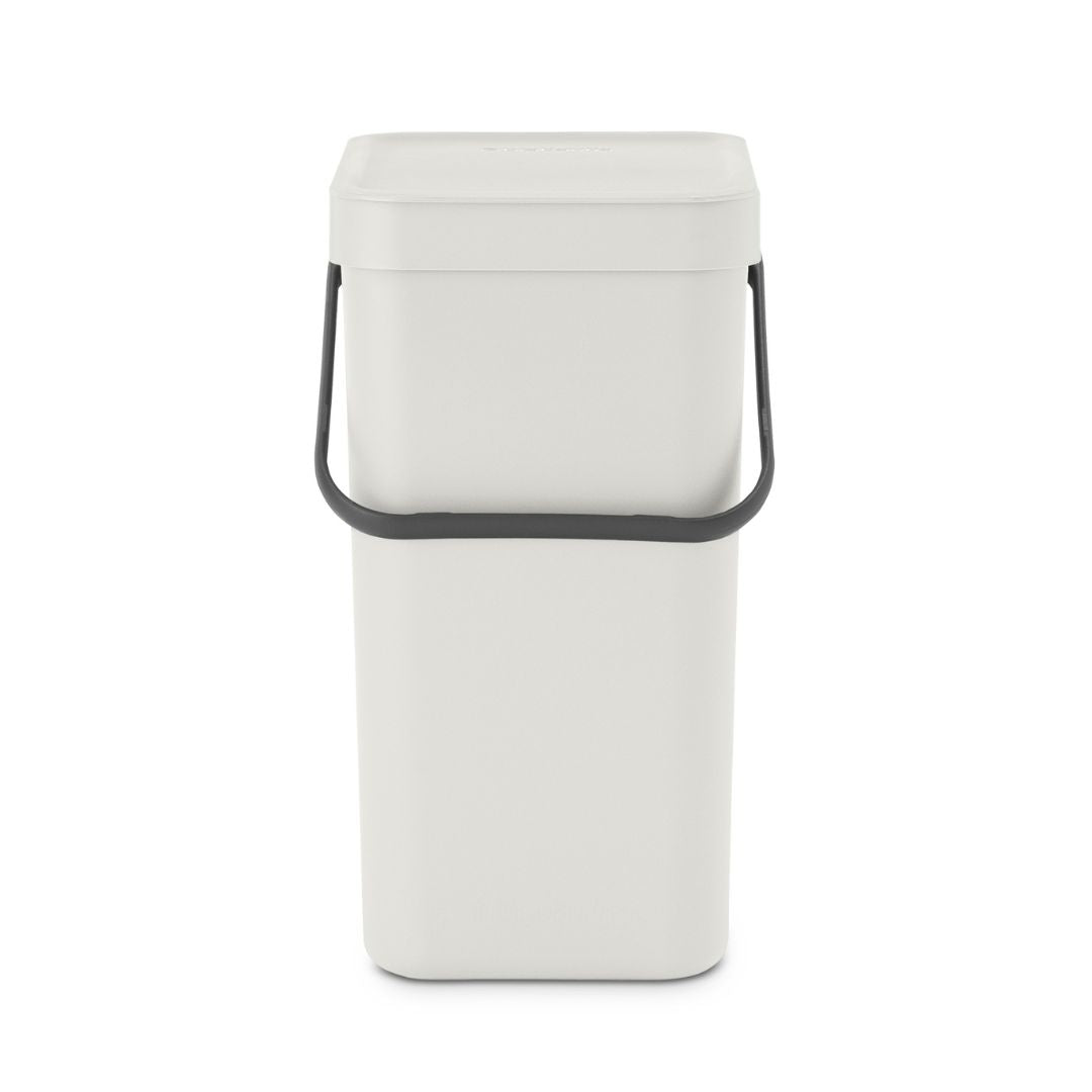 Sort & Go Waste Bin 12 litre - Light Grey