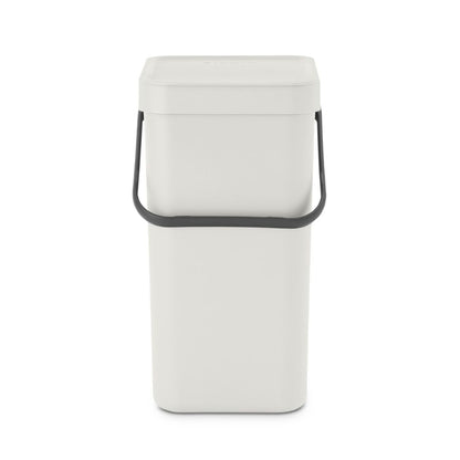 Sort & Go Waste Bin 12 litre - Light Grey