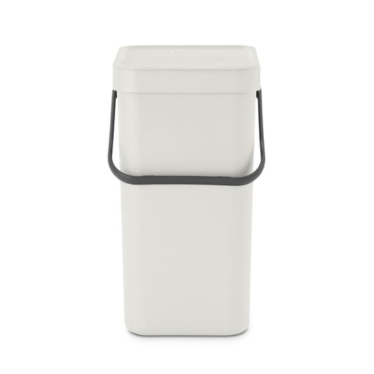 Sort & Go Waste Bin 12 litre - Light Grey
