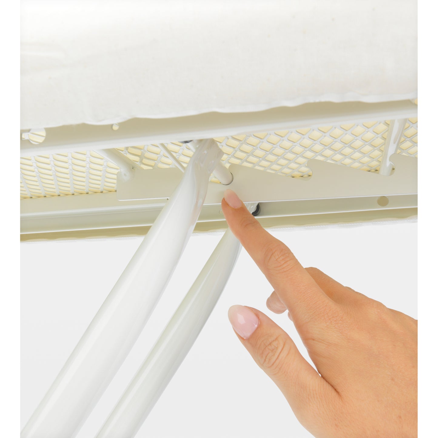 Ironing Board B 124x38 cm Solid Steam Iron Rest - Cotton Flower