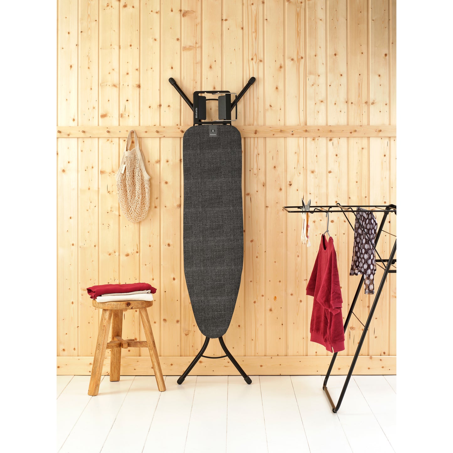Ironing Board 110x30cm (A) Steam Iron Rest - Denim Black