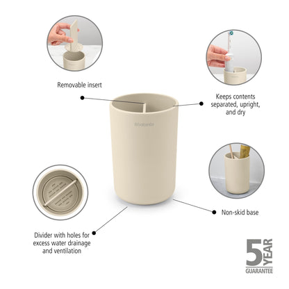 ReNew Toothbrush Holder - Soft Beige