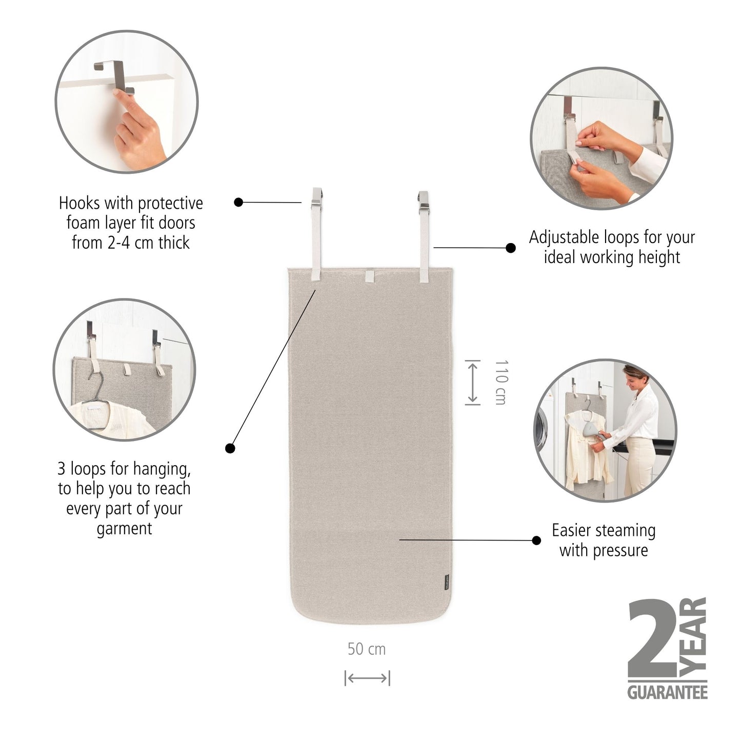 Door Steaming Blanket - Grey