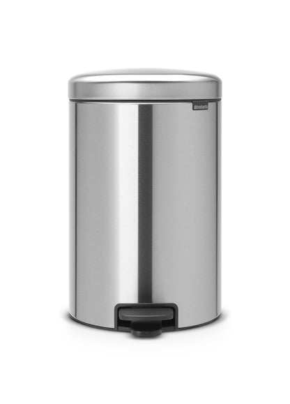 Pedal Bin NewIcon 20 Litre - Fingerprint Proof Matt Steel