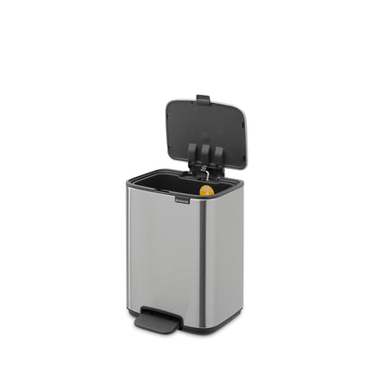 Bo Pedal Bin 4 Litre - Matt Steel Fingerprint Proof
