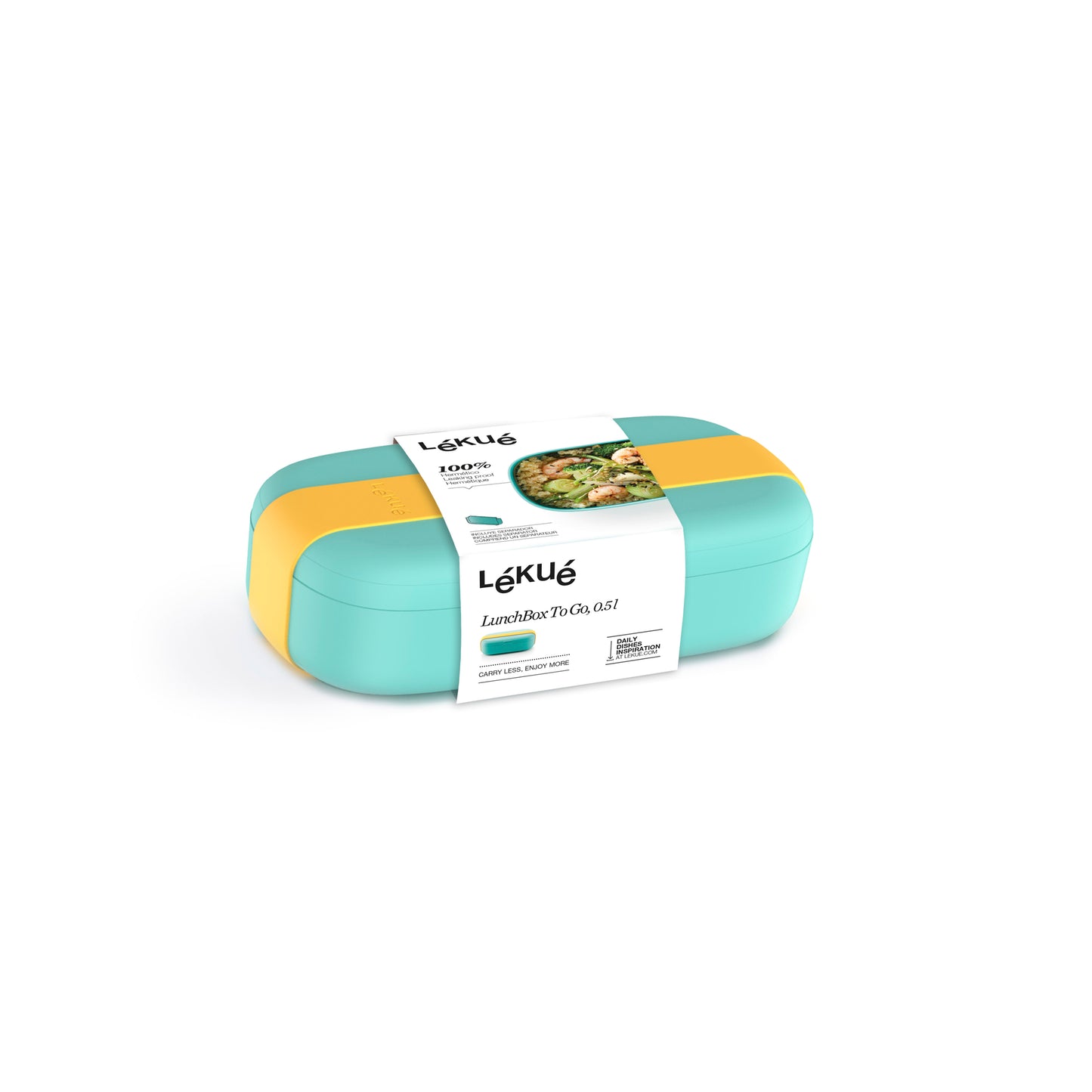 Single LunchBox To Go, 0.5L - Turquoise