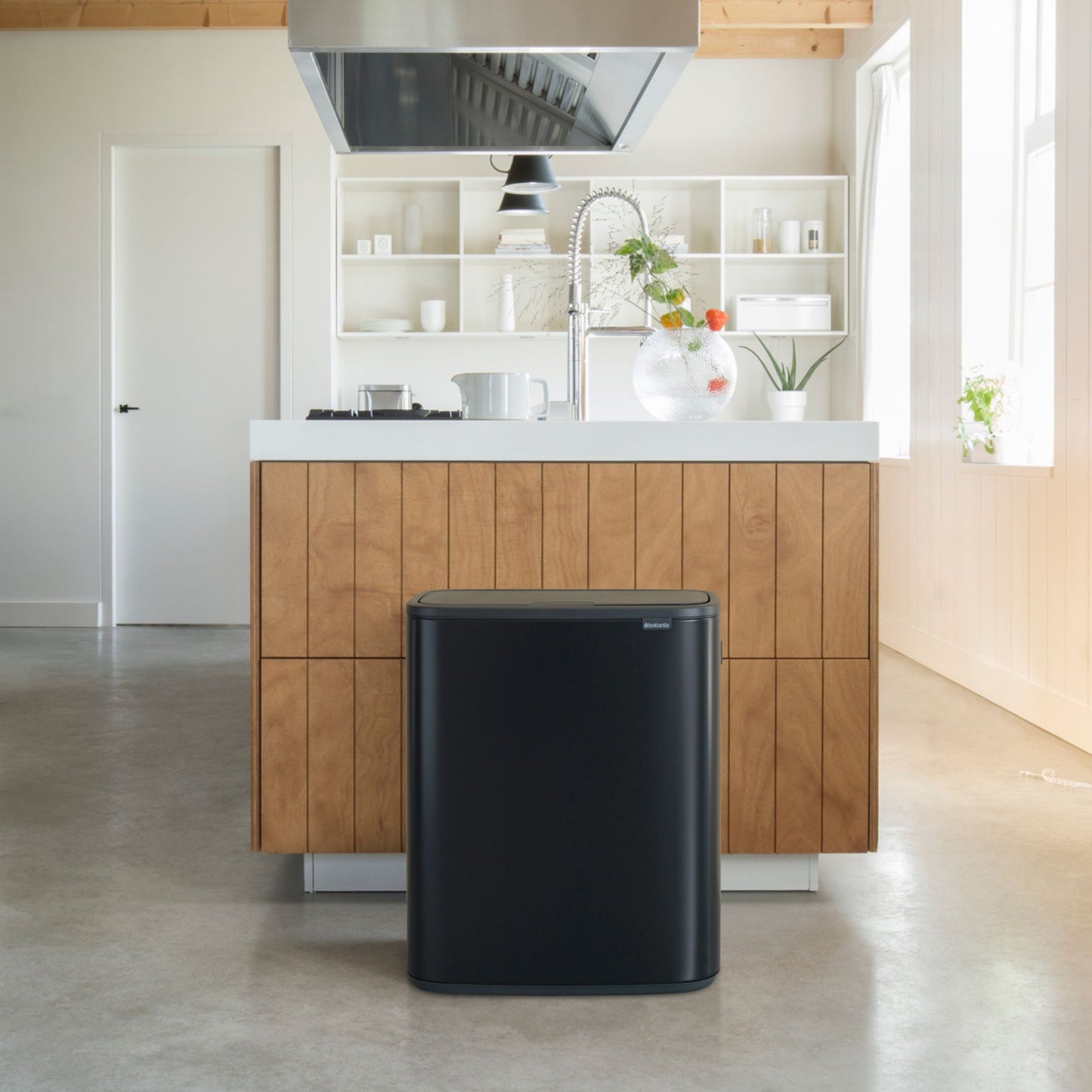 Bo Touch Bin 60 litre - Matt Black