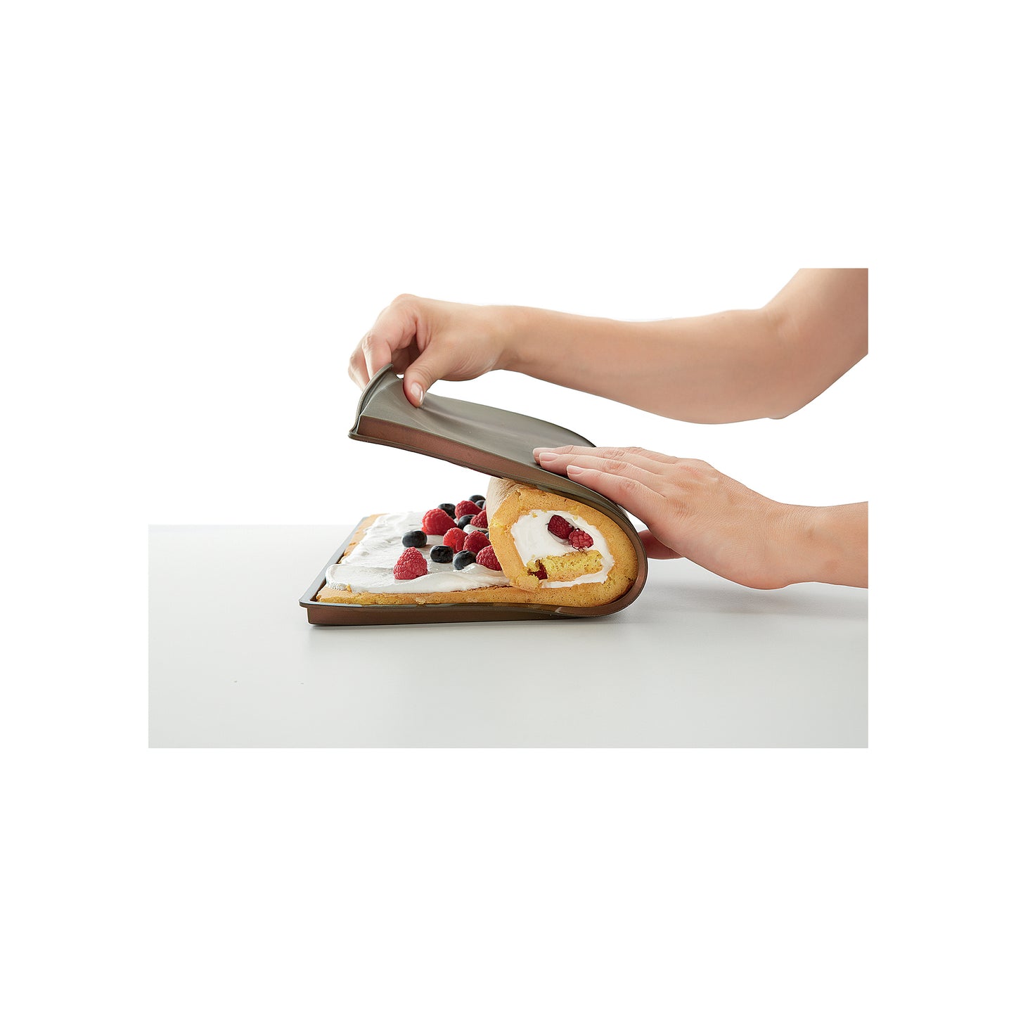 Roll Cake Mat - Brown