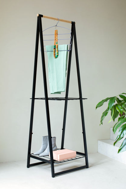 Soft Touch Trousers Hanger - Black / White