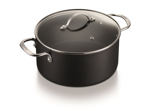 Chrome 24cm Casserole with lid