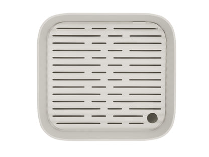 Washing Up Bowl with Drying Tray - Light Grey