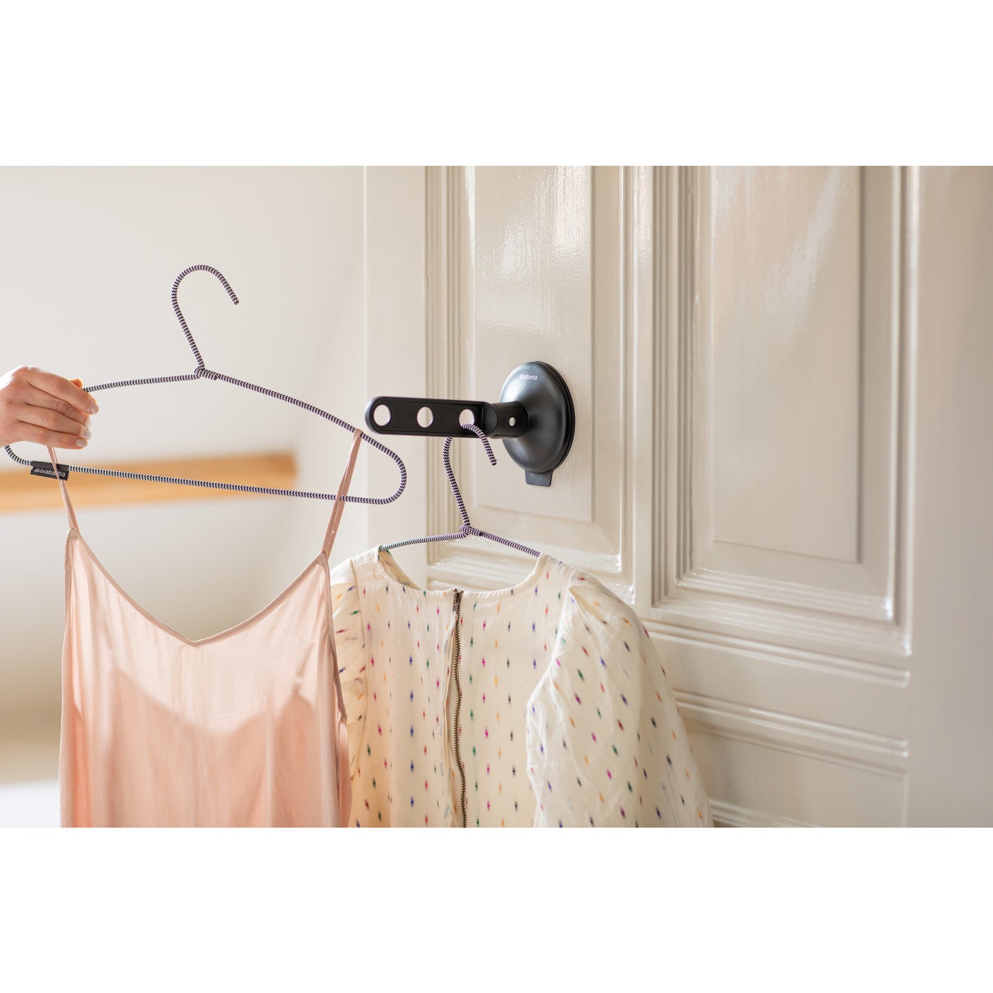 Clothes hook with Suction Cup - Black