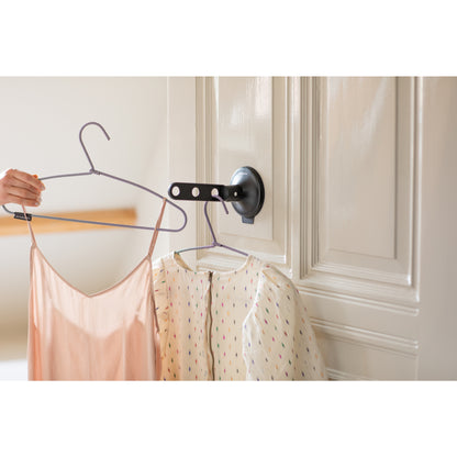 Clothes hook with Suction Cup - Black