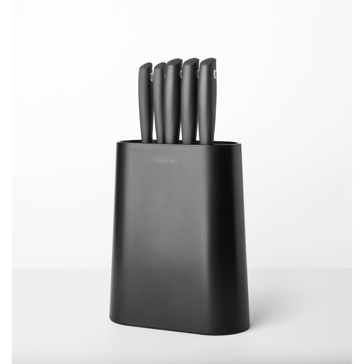 Tasty+ Knife Block with 5 Knives - Dark Grey