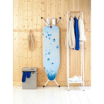 Ironing Board 124x38cm (B) Steam Iron Rest - Ice Water