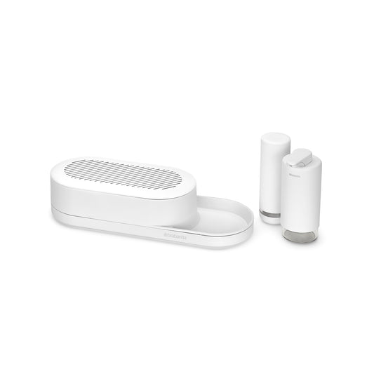 SinkStyle Organiser Set of 3 - Mineral Fresh White