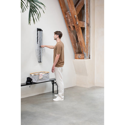 WallFix - Fold away washing line (24 metres line) - Silver