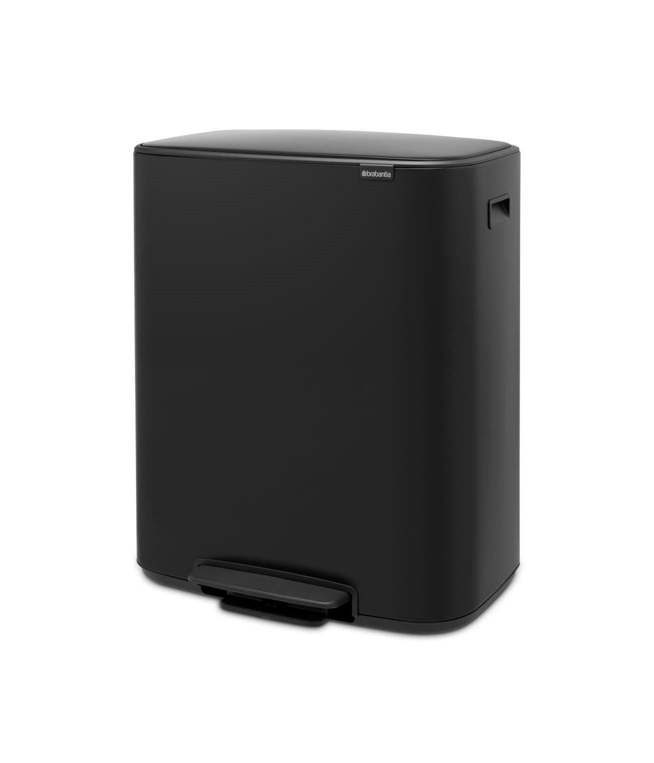 Bo Pedal Bin 60 litre - Matt Black
