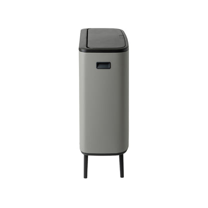 Bo Touch Bin Hi 60 litre - Mineral Concrete Grey