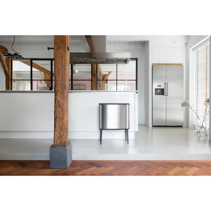 Bo Touch Bin 36 Litre - Fingerprint Proof Matt Steel