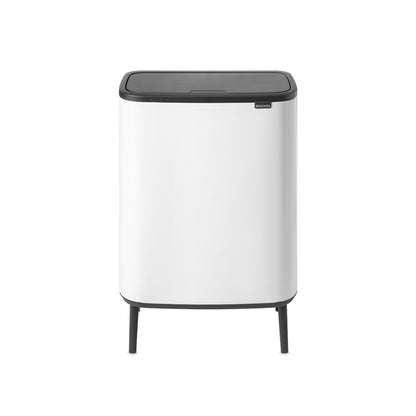 Bo Touch Bin Hi 2 x 30 litre - White