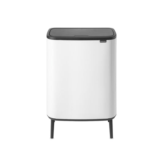 Bo Touch Bin Hi 2 x 30 litre - White