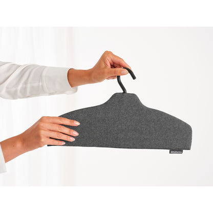 Steaming Clothes Hanger - Black