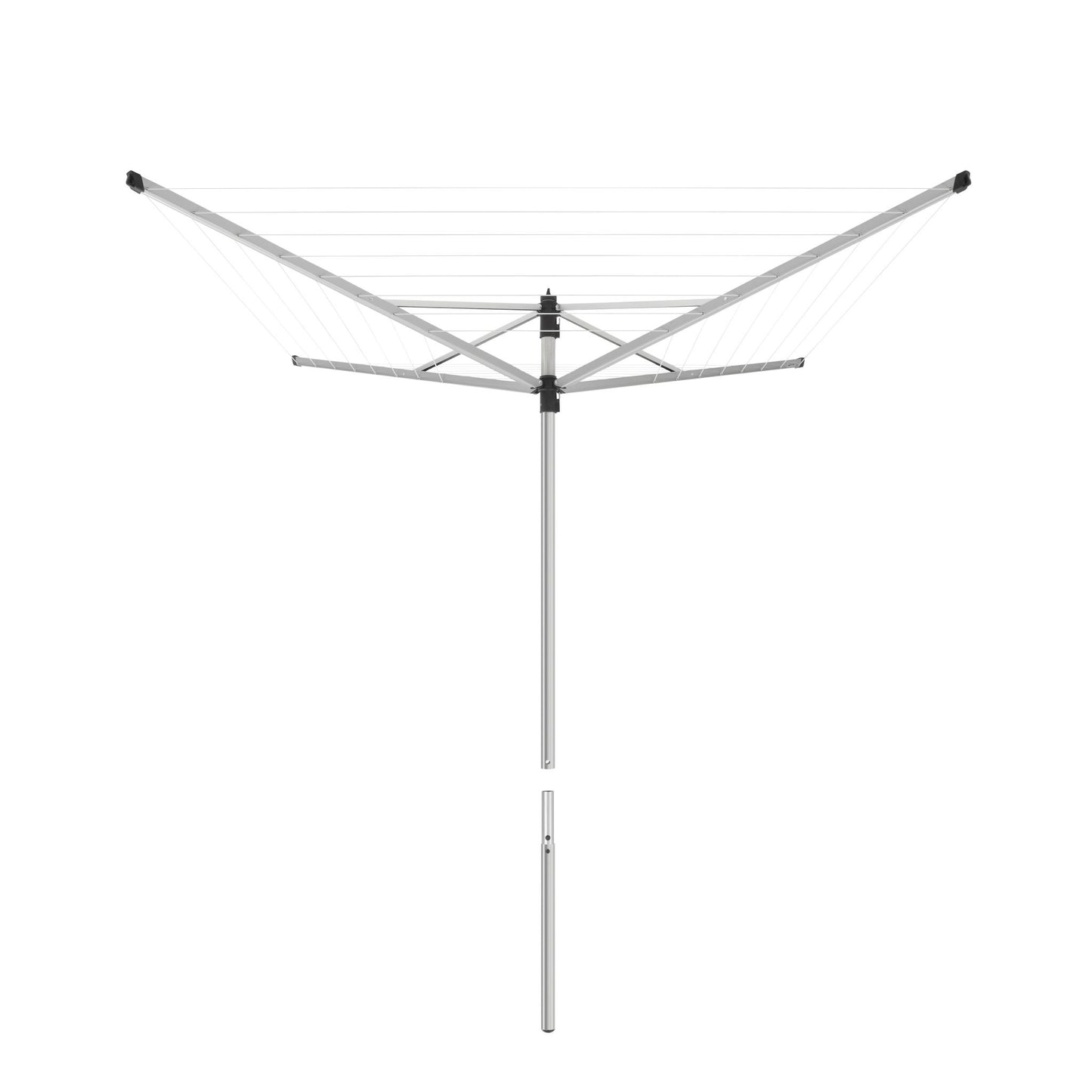 Rotary Dryer, Lift-o-Matic 4-arm 40m (SP) - Metallic Grey