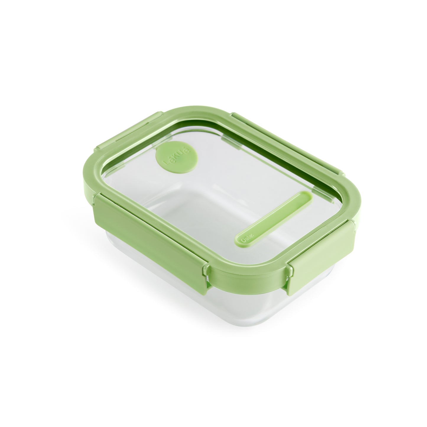 Glass Container Rectangular, 1050 ml - Green