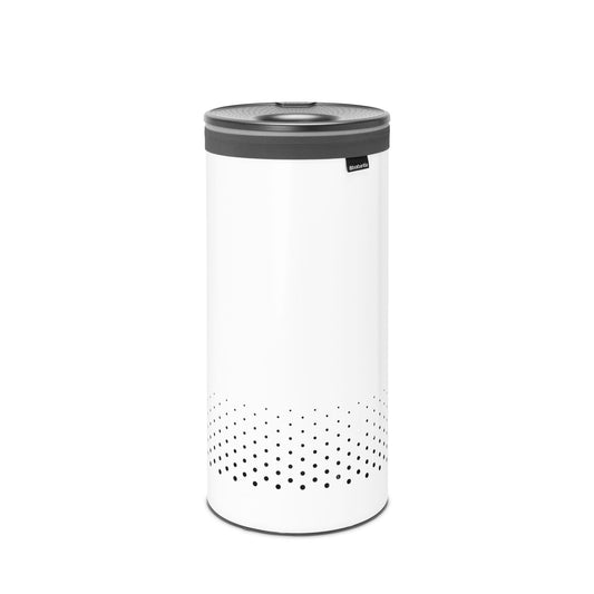 Laundry Bin 35 litre - White / Dark Grey Lid