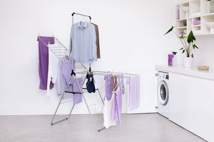 Hangon Drying Rack 25 metres + Rod Metallic Grey
