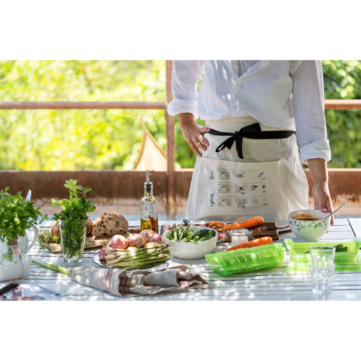Microwave Steam Cooker 1-2 p. - Green