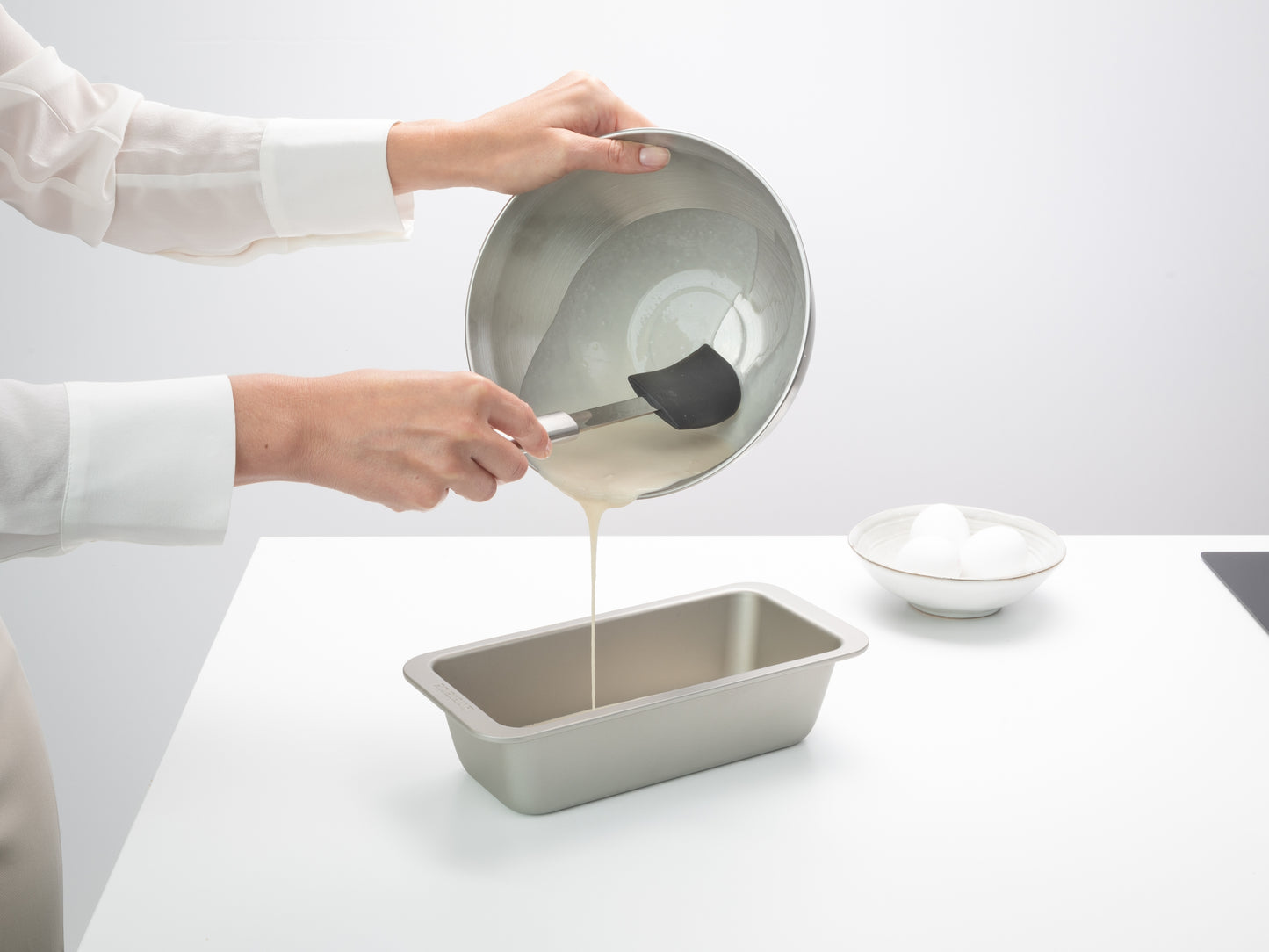 Profile Spatula, Silicone - Matt Steel