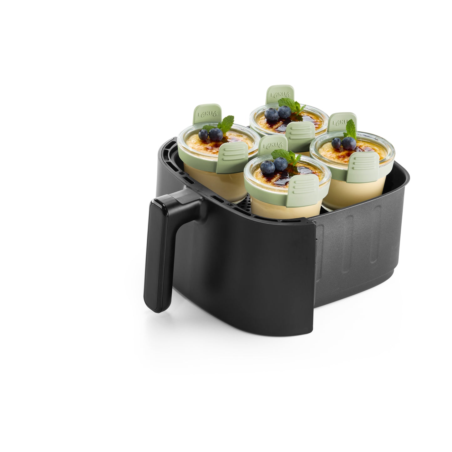 Air fryer Glass Mini Cups Set of 4 - Transparent