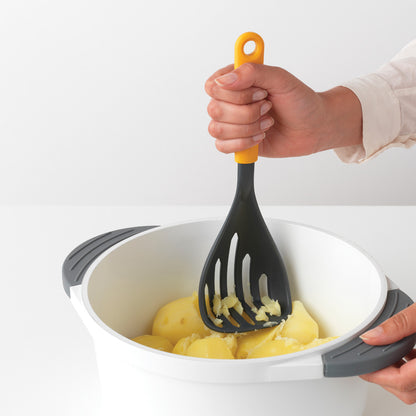 Tasty+ Potato Masher plus Spoon - Honey Yellow