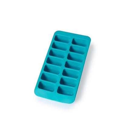Rectangular Ice Cube Tray with Lid - Turquoise