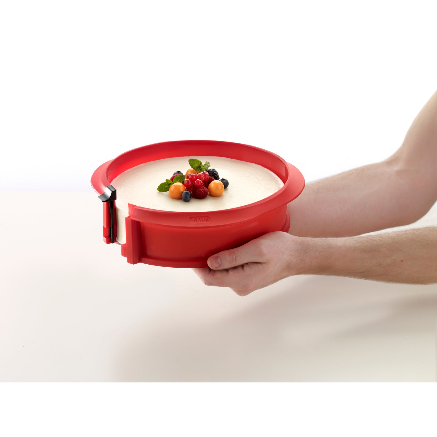 Duo Springform with plate - 23cm - Red