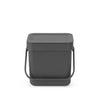 Sort & Go Waste Bin 3 litre - Grey