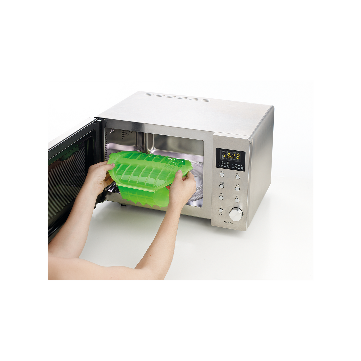 Deep Micro Steam Cooker 1-2p - Green