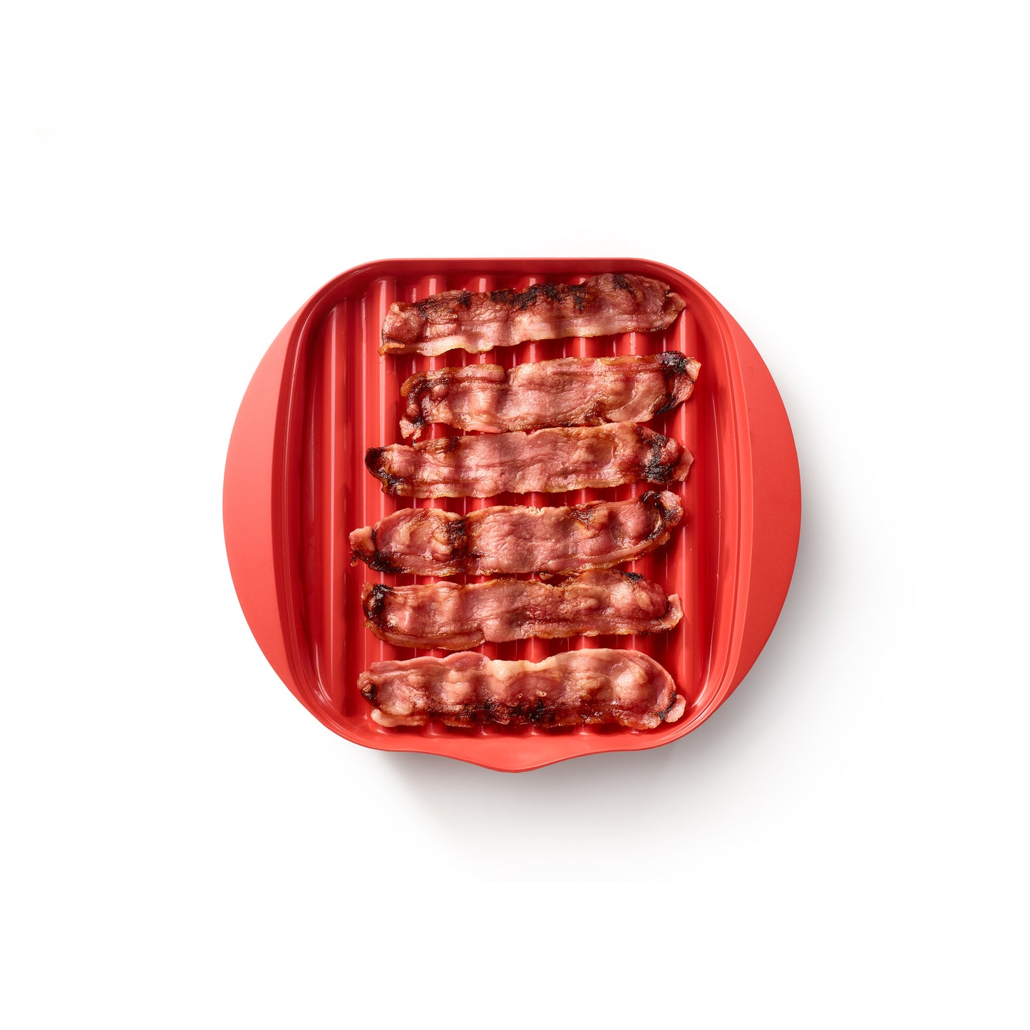 Microwave Bacon Cooker - Red
