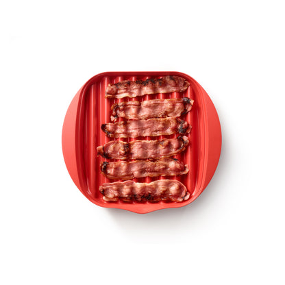 Microwave Bacon Cooker - Red