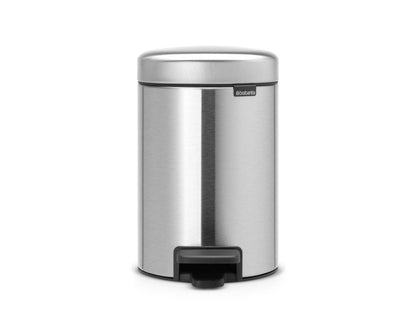 Pedal Bin NewIcon 3 Litre - Fingerprint Proof Matt Steel