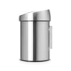 Touch Bin 3 litre - Matt Steel Fingerprint Proof